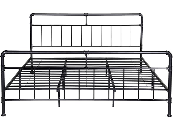 Christopher Knight Sally King Iron Bed, Black
