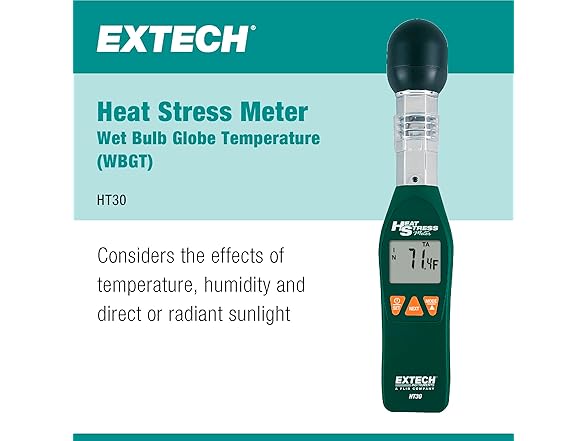 Extech Instruments HT30 Heat Stress WBGT Meter