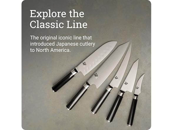 Shun Classic 8" Kiritsuke Knife, Handcrafted Japanese