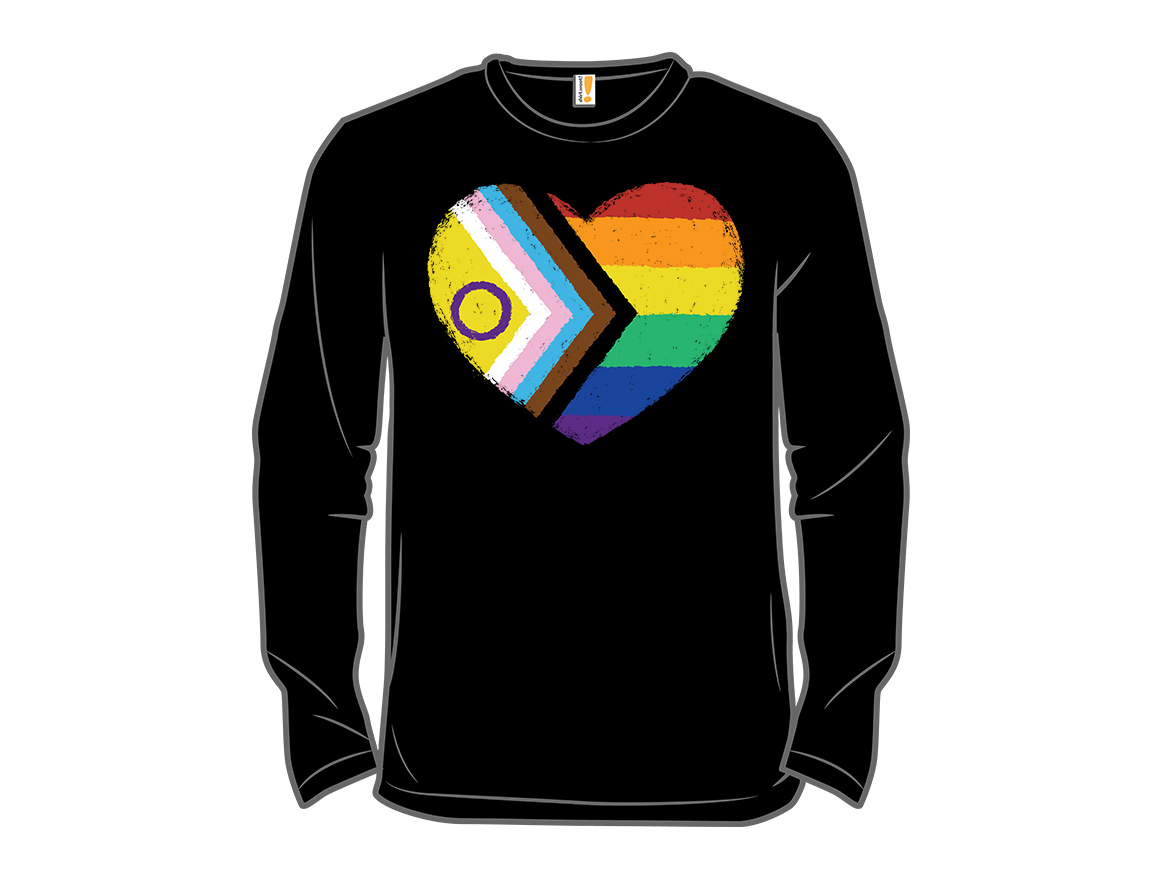 Progress Pride Flag Heart - Gallery 13