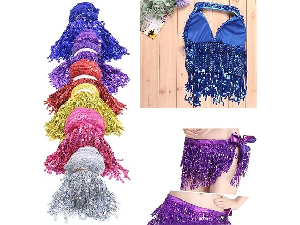 YYCRAFT 6 inch Hologram Sequin Fringe Trim