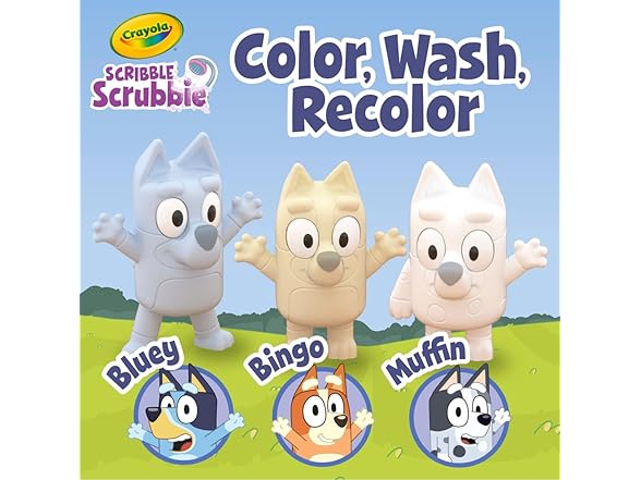 Crayola Scribble Scrubbies Deluxe Bluey