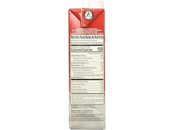 Schreiber Whole Milk, 32 FZ