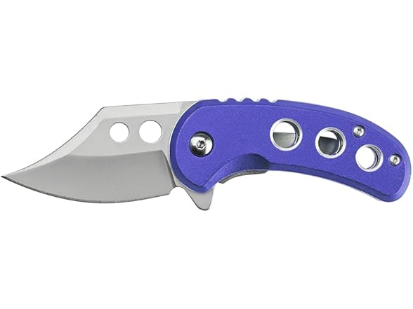5.25" Folding Knife Purple Handle