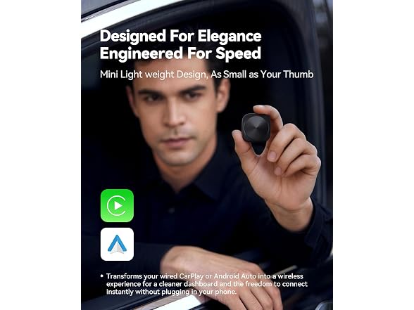 iGENJUN Wireless CarPlay Android Adapter