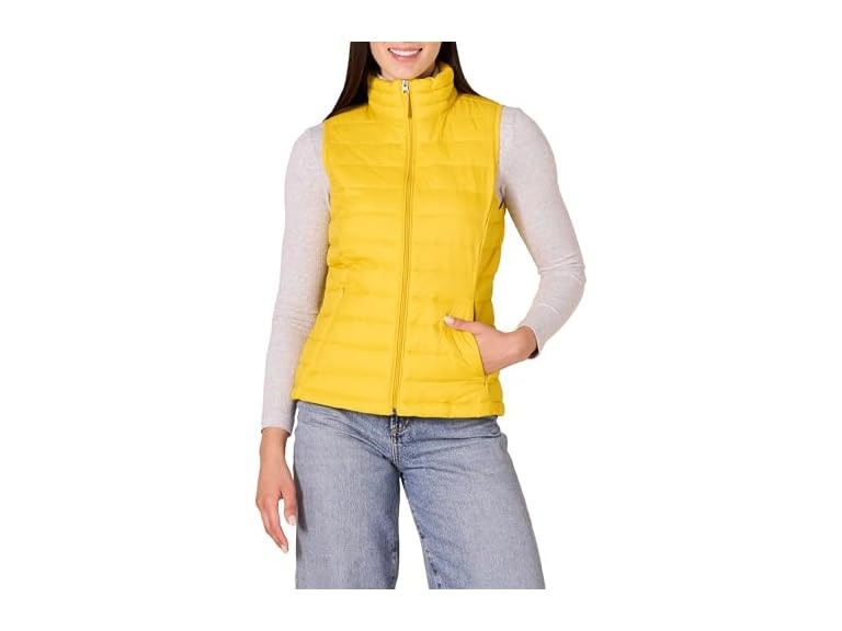 Amazon Essentials Womens Water Resistant Packable Puffer Vest