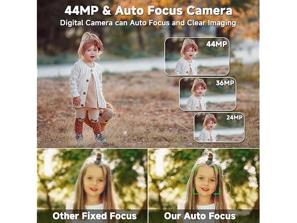 ceye FHD 4K Kids Digital Camera (Purple)