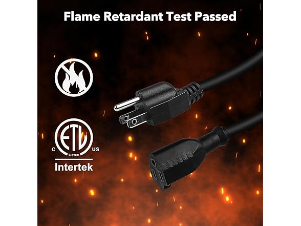 BN-LINK 3ft Indoor Outdoor Ext Cord 16/3 SJTW 2 Pk