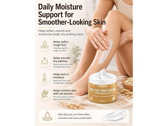 Grocerism 50% Oat Urea Foot Cream