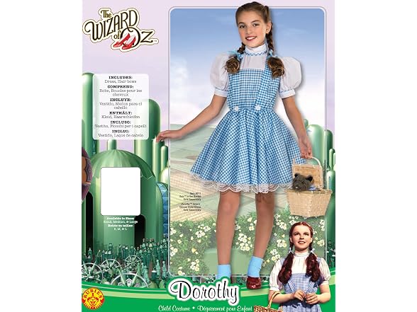 Rubies The Wizard of Oz: Dorothy Costume for Kids, Medium