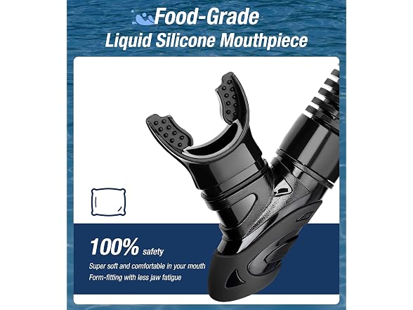 Aegend Diving Dry Snorkel W/ Purge Valve