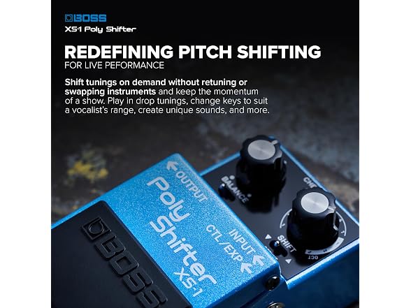 BOSS XS-1 Poly Shifter | Compact Pitch