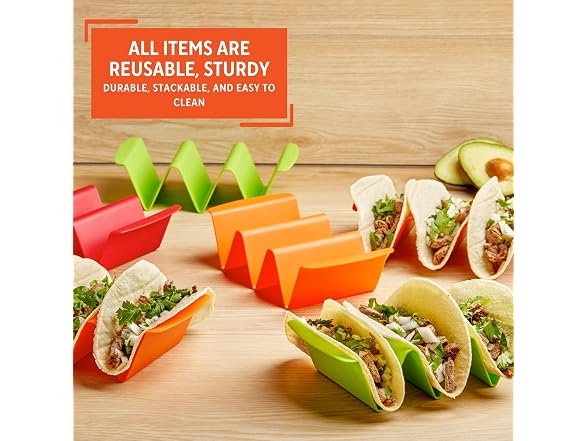IMUSA 6 Piece Taco Holder Set