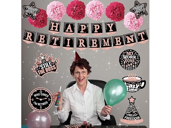 Retirement Party Decorations 22-Pack