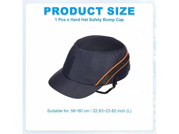 PATIKIL CON-34 Baseball Safety Bump Cap
