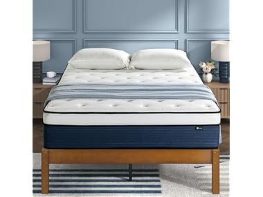 $109.99, Was $264.99, 58% Off! Zinus 14 Inch Cooling Comfort Support Hybrid King Mattress dealfomo