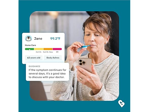 1Pk or 2Pk Kinsa Smart Thermometer