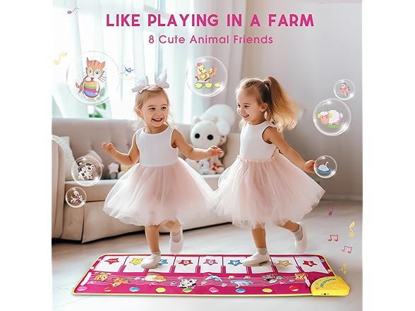 Kids Toy Piano Mat
