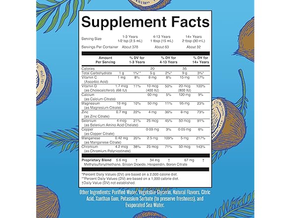 MaryRuth Nighttime Multimineral 32oz