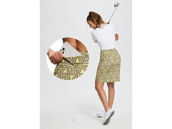 Baleaf Women (XL) 20" Knee Length Golf Muti Skirts