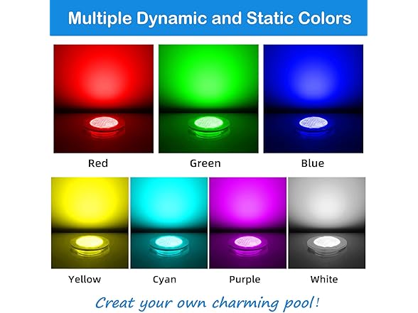 Mopzlink Lights for Inground Pool- Choose Size