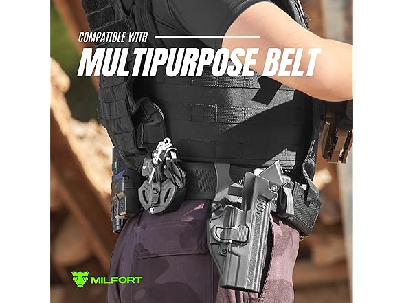 Tactical Handcuff Holder with Key Slot