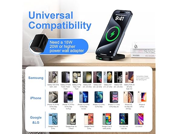 Sicodo Wireless Charger for Samsung