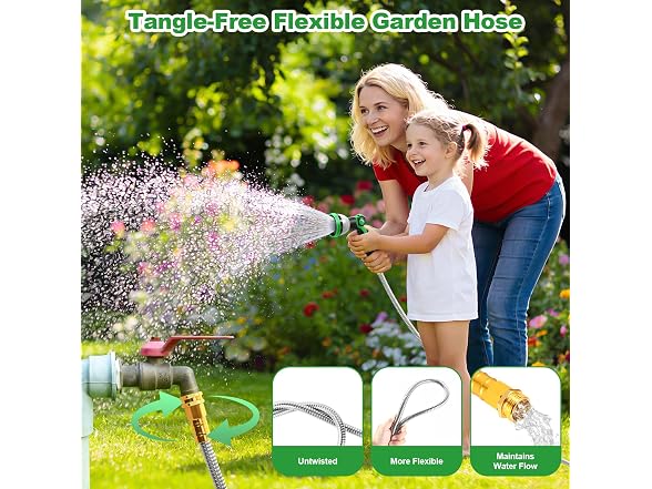 Toolasin 50FT Stainless Steel Garden House