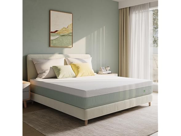 Novilla 10" King Gel Foam Mattress