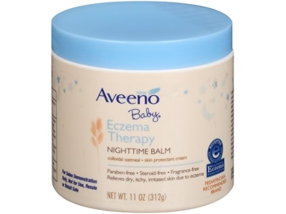 Aveeno Baby Eczema Therapy Night-Time Balm 11 Ounce Jar