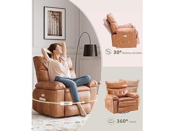 GarveeHome Oversized Electric Recliner Chair