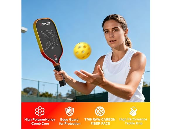 DGYGQ Pickleball Paddles, T700 Raw Carbon Fiber