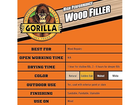 Gorilla All Purpose Wood Filler