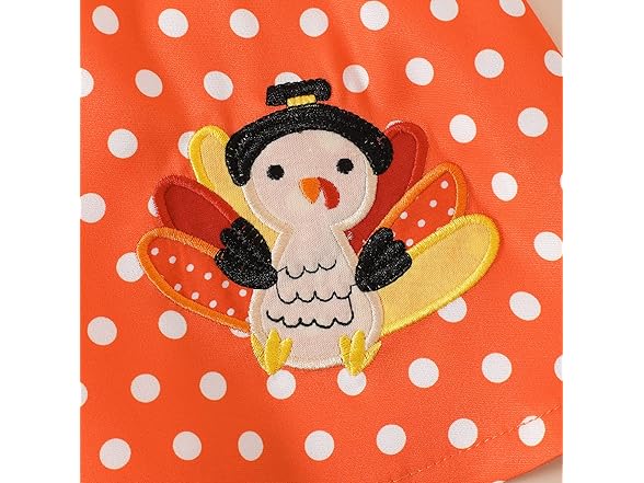 Toddler Girl Thanksgiving Outfit Set