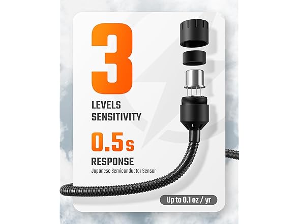 TOPTES RT-389 Rechargeable Refrigerant Leak Detector