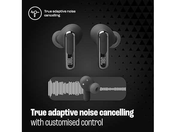 JBL Live Beam 3 Wireless Noise-Cancelling Earbuds (Grade A Refurbished)
