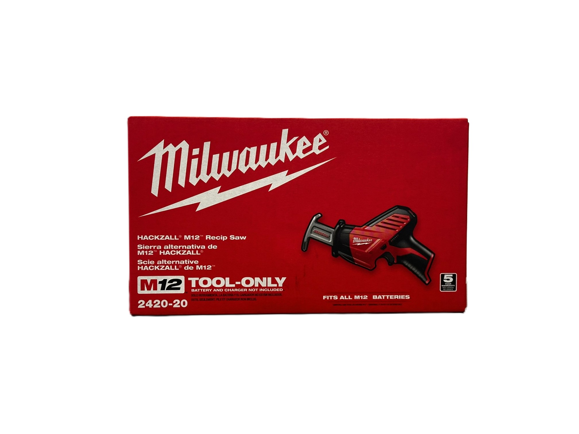 Milwaukee 2420-20 M12 12V  HACKZALL Recip Saw - Gallery 4