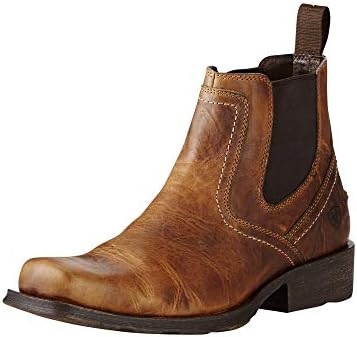 Ariat Midtown Rambler Square Toe Chelsea Men's Boots Barn Brown Size 13