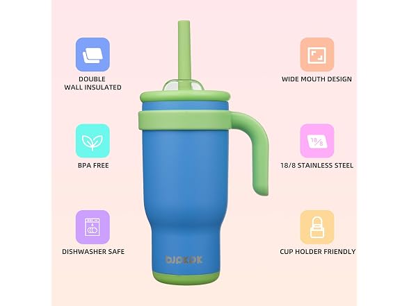 BJPKPK 18 oz Insulated Water Bottle