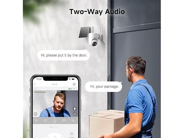Oculview 2K Solar Security Cameras