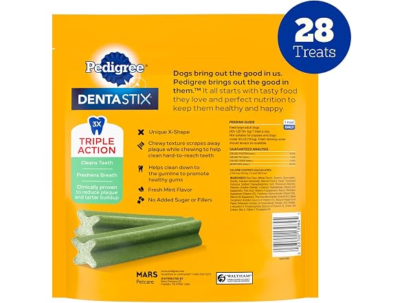 Pedigree Dentastix Dog Dental Treats, La