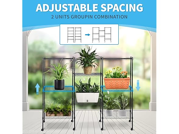 Simple Deluxe 5-Tier Storage Shelves