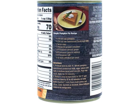 24PK MW Polar All Natural Pumpkin, 15 Ounce