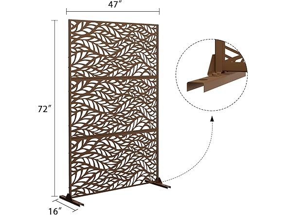 Elevens Leaves Privacy Screen