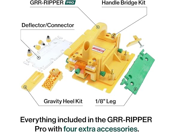 MICROJIG GRR-RIPPER MAX, Ultimate Precision Pushblock