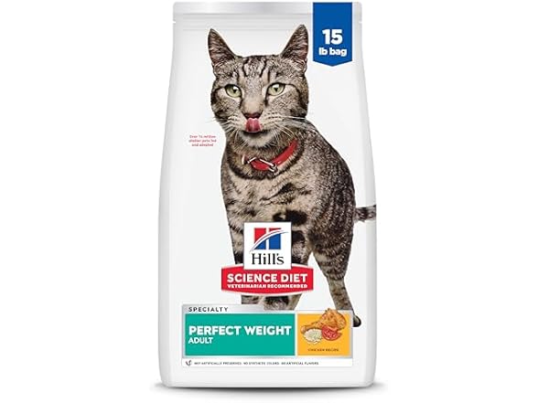 Hill's Science Diet Adult Perfect Weight Cat Food 15 lb.