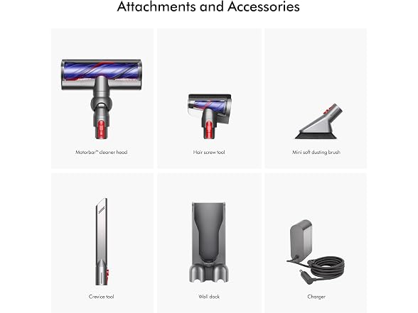 Dyson V8 Plus Stick Vacuum Silver