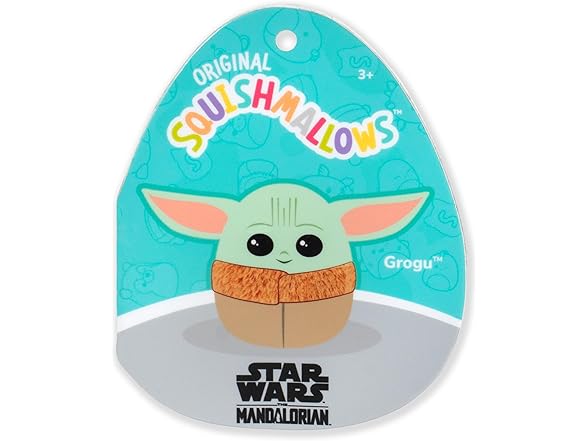 Squishmallows Original 12in “Star Wars” Grogu Plush 