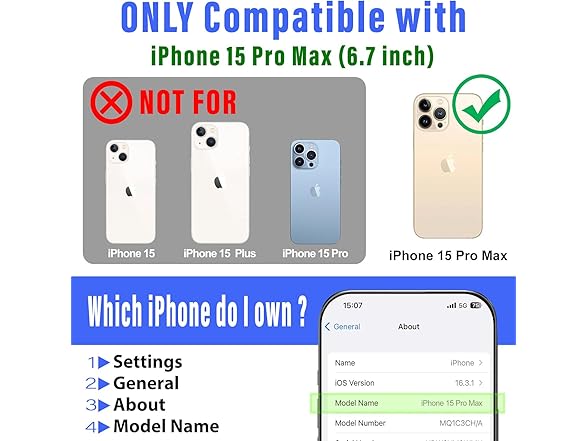 Waterproof Case for iPhone 15 Pro Max