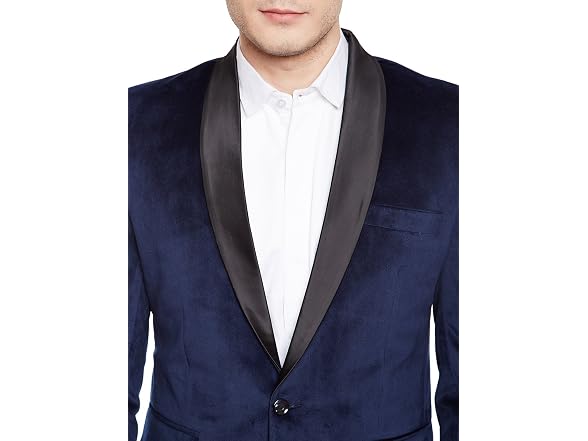 Wintage Men (46) Premium Velvet Notch Lapel Blazer